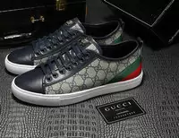 gucci leather low trainers zapatos classic print surface